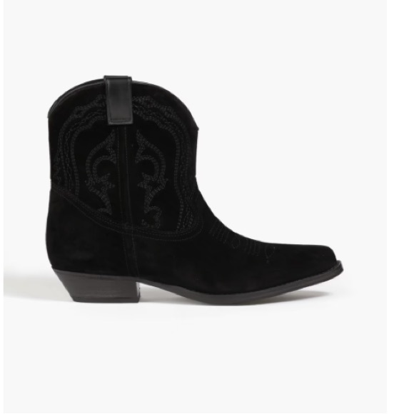 BA&SH Colt Suede Ankle Boots - Picture 1 of 6